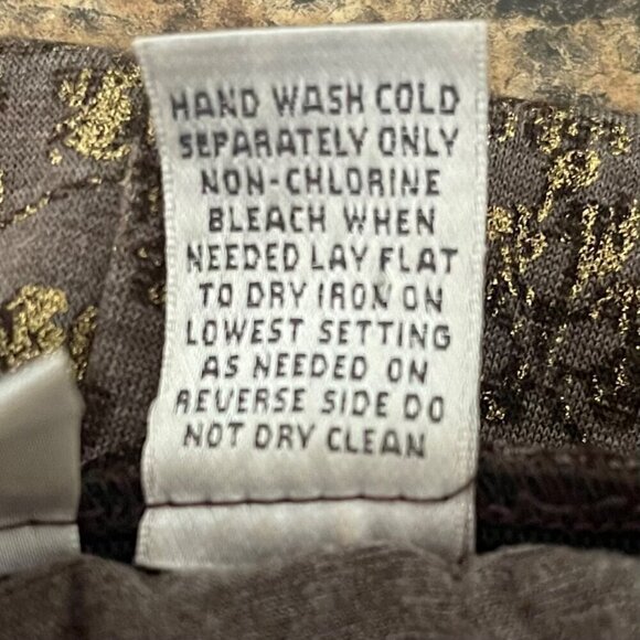 Chico's Womens Pull On Maxi Skirt Sz 1 Stretch Festival Boho Western Minimalist - Picture 5 of 5